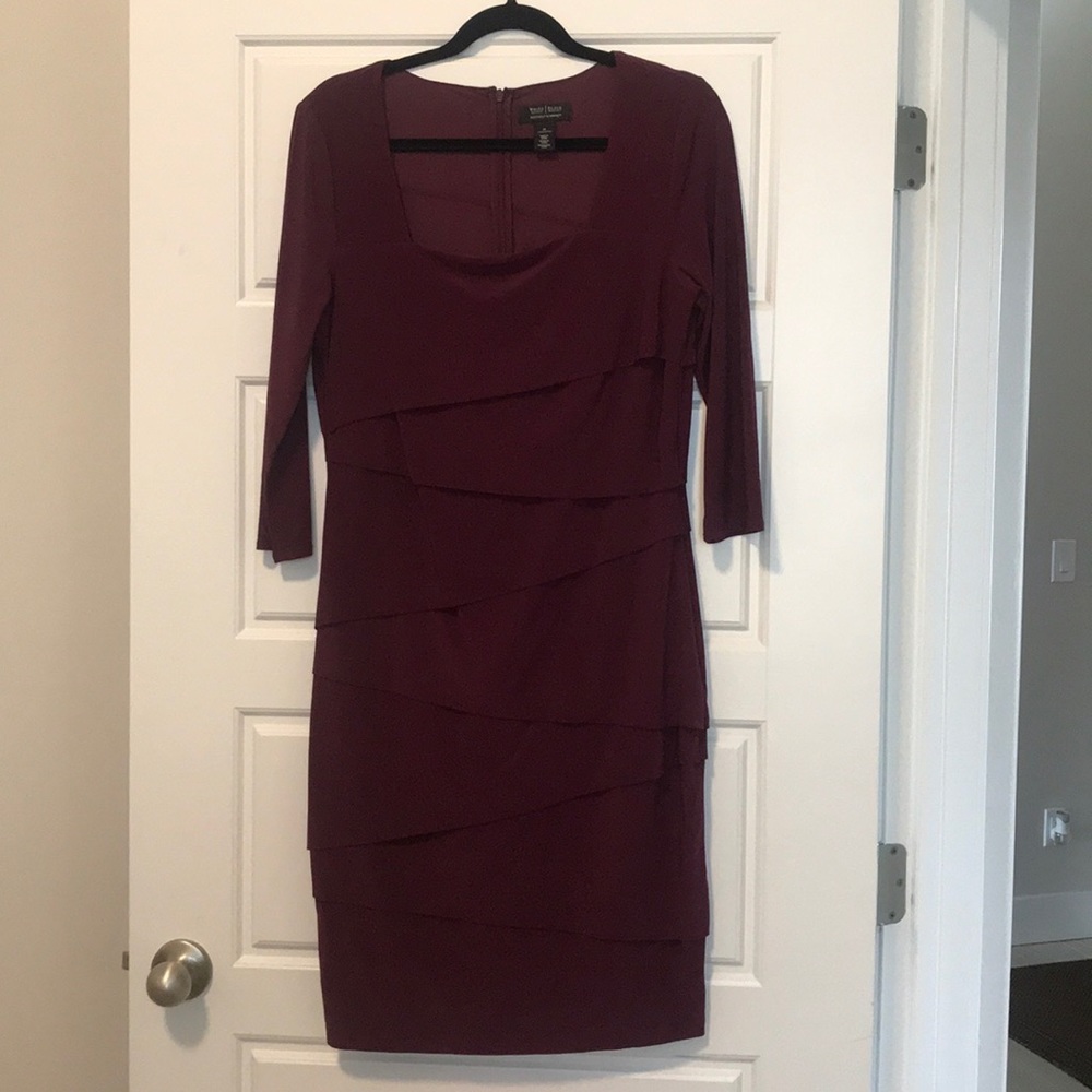 Maroon Bandage Dress